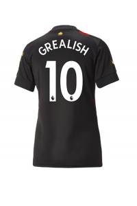 Fotbalové Dres Manchester City Jack Grealish #10 Dámské Venkovní Oblečení 2022-23 Krátký Rukáv